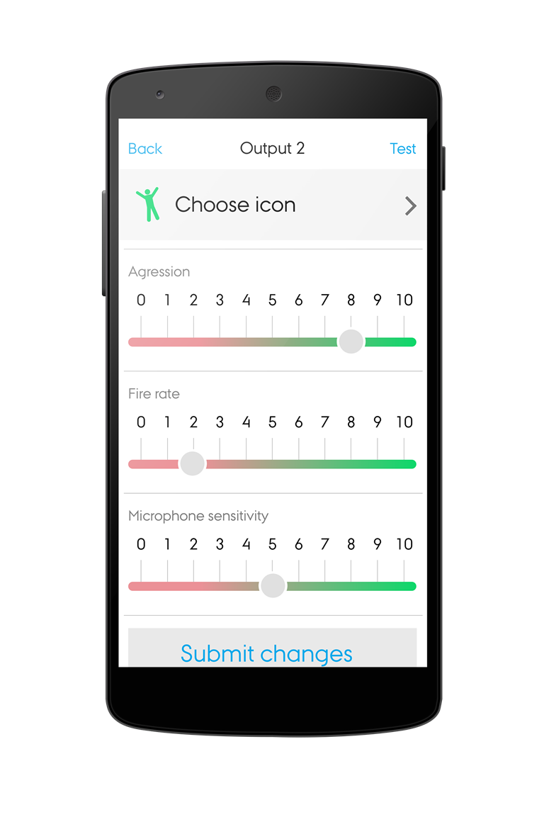 Indstillinger for BirdAlert-webappen vist på en smartphone